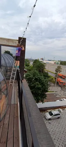 Подвес над настилом